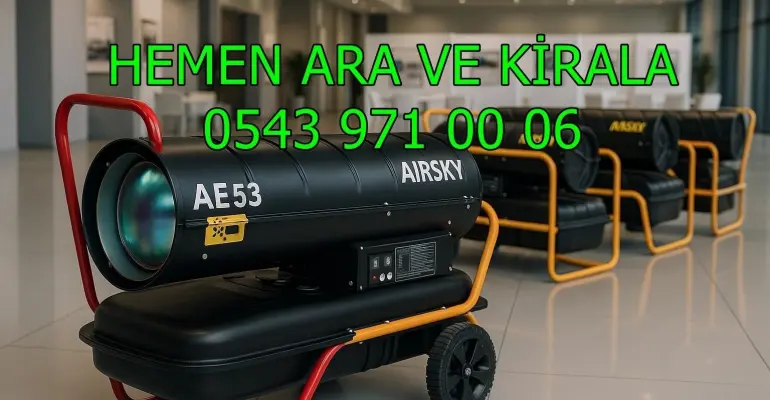 Hatay Mazotlu Isımak Elektrikli Isıtıcı Kiralama